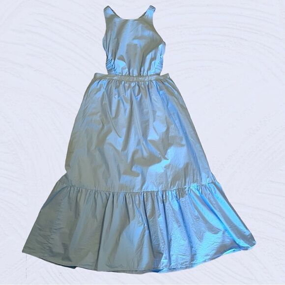 English Factory blue backless midi dress - Picture 9 of 15